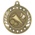 Medal, "Cheerleading" Galaxy - 2 1/4" Dia.